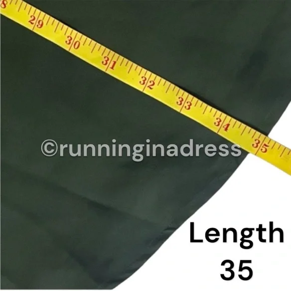 NWT Vince Camuto Collared Satin Wrap Dress In Color Green Size Medium - Picture 6 of 8